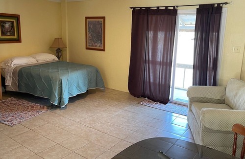 Pierre Part Apartment | Cozy waterfront studio apartment with a covered deck on Bayou Pierre Part.