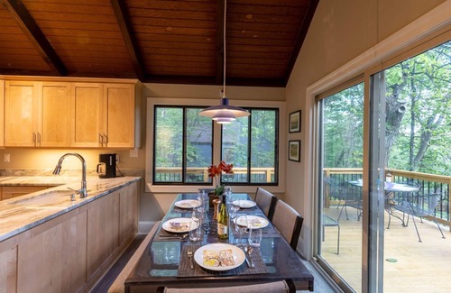 Wintergreen House | Custom Builder just completely remodeled this Mountain Chalet! .with Hot Tub!