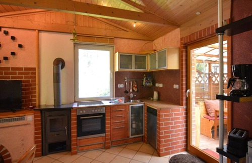 Finsterbergen House | Schönes Ferienhaus mit überdachter Veranda