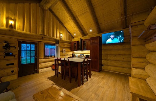 Gross Nemerow Cabin | Log Cabins - Naturstamm Ferienhaus MeckPomm 22 - Feriendorf Tollensesee