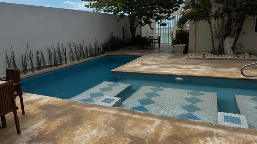 Chelem Apartment | Deco Beach Villa 1 Beachfront