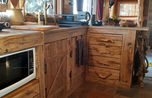Springmount House | Deep Earth Sanctuary: Rustic Elven Tiny House