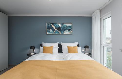 Leinfelden-Echterdingen Apartment | DELUXE APARTMENT 2 Schlafzimmer - Aufzug - kostenlos Parken - Balkon - Messe Flughafen