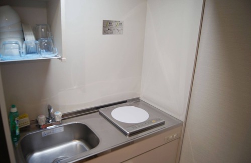 Abeno Apartment | Deluxe family 2 double beds1 single bed separat - Room 302/Osaka Ōsaka