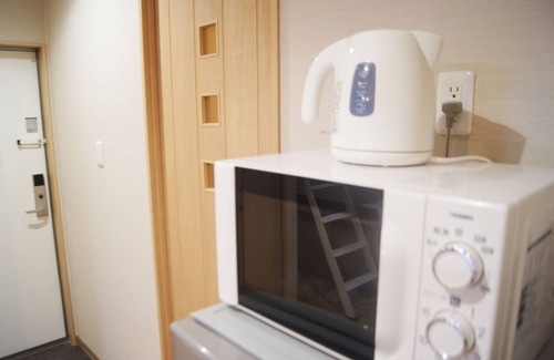 Abeno Apartment | Deluxe family 2 double beds1 single bed separat - Room 302/Osaka Ōsaka