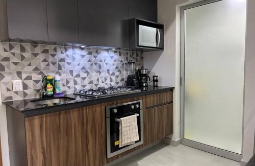 Zapopan Apartment | DEPA BOHO AL SUR Pet Friendly Piscina Gym Sala de Cine