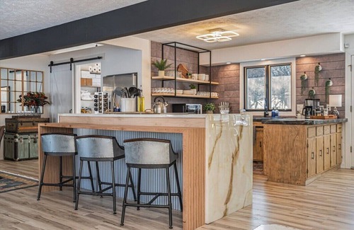 West Omaha House | Designer Home w/Private Pool, Theatre & Games!
