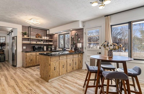 West Omaha House | Designer Home w/Private Pool, Theatre & Games!