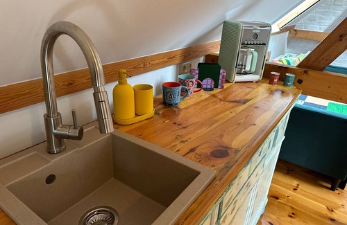 Caputh Apartment | Designer retro loft 50m2