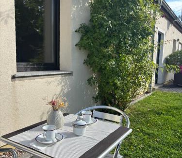 Stotteritz Apartment | die Senfbude - schöne, ebenerdige 2-Raum-Apartments mit Stellplatz und Terrasse