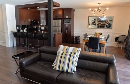 Saint-Sauveur Apartment | Direct slope access condo - Affordable luxury!