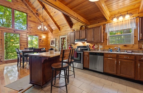 Slade Cabin | Discover Serenity at Hidden Ridge, Hot Tub, Satellite TV, firepit.