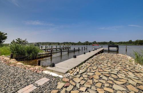 Waretown House | Dock and Backyard Bar Spacious Barnegat Bay Retreat