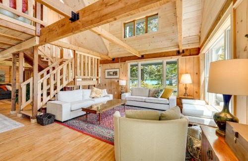 Winthrop House | Dock and Kayaks Annabessacook Lake Retreat!