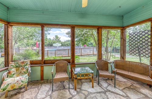 Ingram House | Dog-friendly lodge w/a shared pool & furnished deck