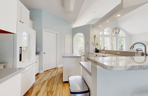 Isle of Palms House | Dog-friendly waterfront home with private dock, boat lift, pool and spa