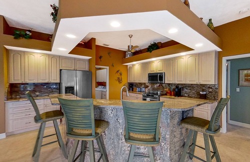 Matlacha Isles House | Dog-friendly waterfront home with heated pool, lanai, central AC, & W/D