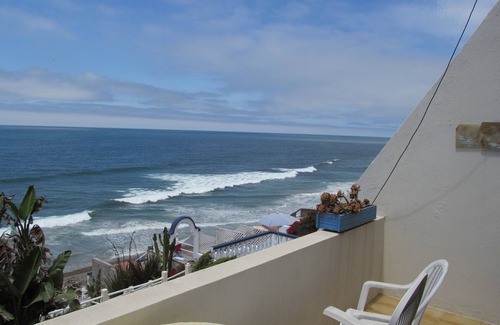 San Antonio del Mar House | Dolphinview is a 3 bedroom, 2 bath beachfront home with private steps
