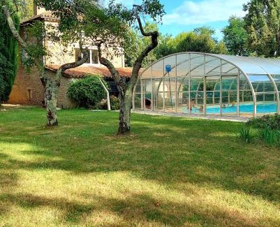 Duravel House | Domaine La Buissière Duravel "Le Gîte" avec piscine couverte privative