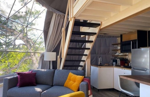Perce Ski Chalet | Dome #5 ocean view at Domaine Renard