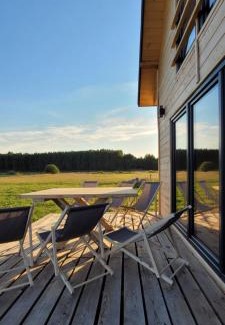 Rybno House | Domek drewniany letniskowy całoroczny nad jeziorem