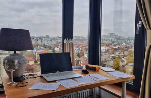 Bucharest Condo | Downtown Penthouse on 3 floors, with 100m2 terracen