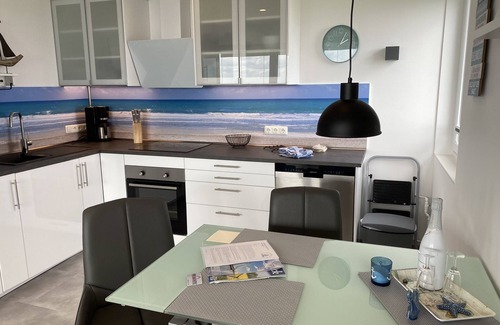 Sierksdorf Apartment | DTV * - look directly at the sea from your bed - one-room apartment, superbly furnished,