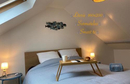 Fort-Mahon-Plage Apartment | Duplex moderne à 700m de la plage Parking & WiFi