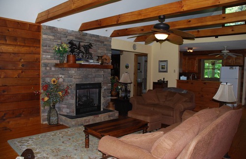 Cedar Mountain Cabin | Dupont, Waterfall, Wifi, Fenced Yard, Pets Ok, 40 acres