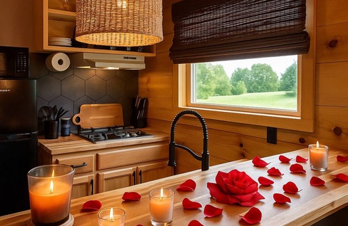 Flat Rock Cabin | Eagle's Nest Jacuzzi Pet Friendly Mtn Views