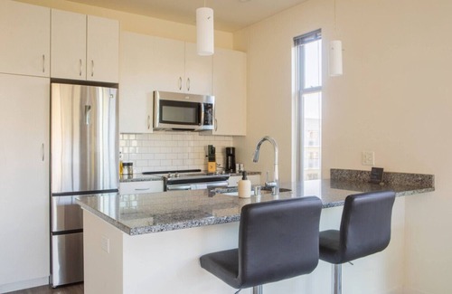 Brewers Hill Apartment | East Side Luxury 1BR Apt - Near Brady and Fiserv with Balcony