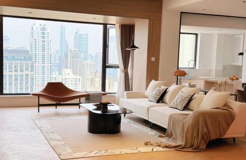 Huangpu Apartment | Eastern Hub - XinTianDi Branch 3 Bedrooms Newly Luxury Designer Decoration Intelligent Control System