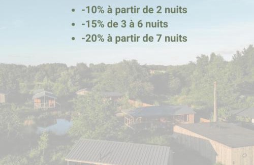 Ecaussinnes Cabin | Ecau Lodge - Logement insolite à 30km de Pairi Daiza