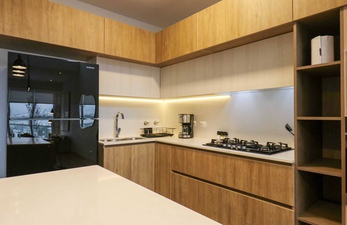 San Antonio Apartment | Elegant 3BR Duplex PH with Ocean View in Miraflores