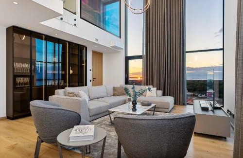 Haabersti Apartment | Elegant Seaview Penthouse 3BR Ensuite Luxury Retreat with Sauna and Free Parking