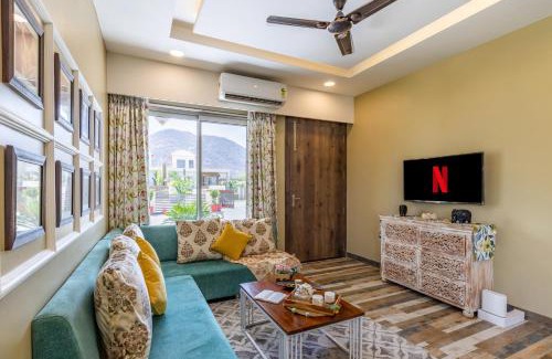 Bedla Villa | ELIVAAS 2 BHK Pet Friendly Villa with Pvt Pool - Heaven in Hill