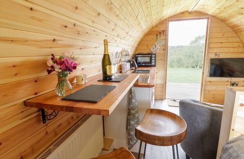 Llanfair Caereinion Cottage | EMBDEN POD AT BANWY GLAMPING, pet friendly in Llanfair Caereinion