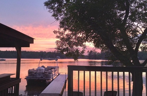 Gwinn House | Endless Summer and Cool Winter on Big Shag Lake in Gwinn, Michigan with Sauna