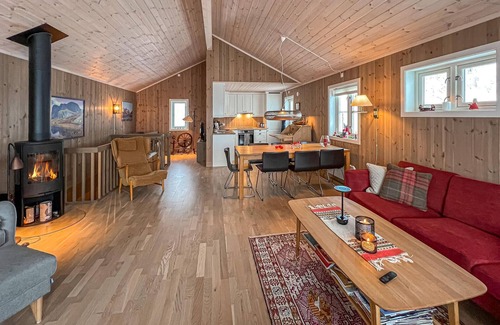 Vestre Slidre Apartment | Enjoy a great holiday in this fantastic holiday apartment with sweeping views of the countryside.