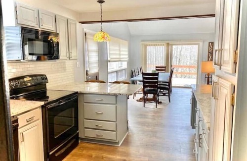 Littleton House | Enjoy Lake Gaston with our private dock and deep water. Available August 18-28