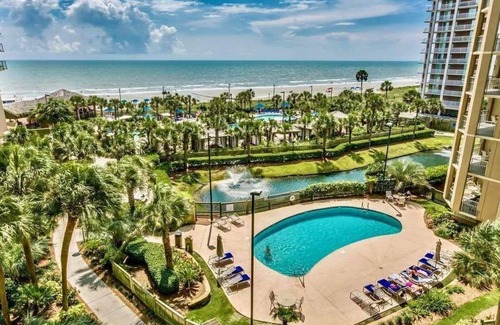 Arcadian Shores Condo | Enjoy the beach and golf