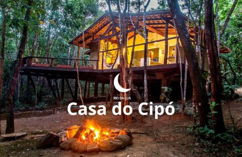 Sao Jorge House | Espaço Rio da Lua - Casas - Cipó, Mata, Madeira e Tororão - São Jorge GO