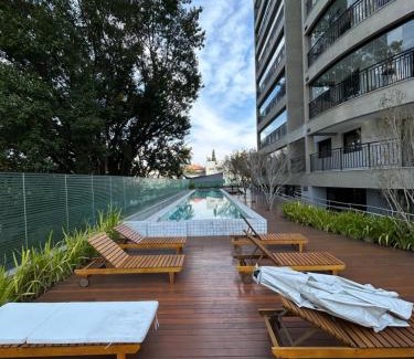 Brooklin Novo Apartment | Estúdio de Luxo - Vista Incrível