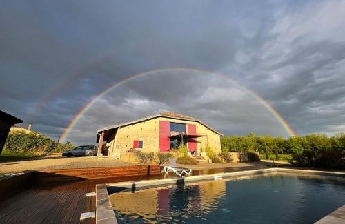 Villebramar House | exceptionnel loft style industriel tout équipé 15 personnes avec piscine et jacuzzi