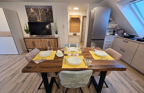 Bad Rappenau Apartment | Exclusive and new roof terrace apartment for max. 3 persons