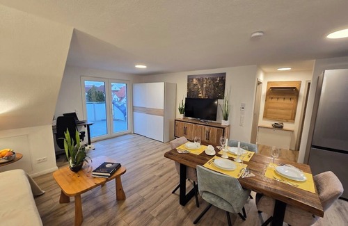 Bad Rappenau Apartment | Exclusive and new roof terrace apartment for max. 3 persons