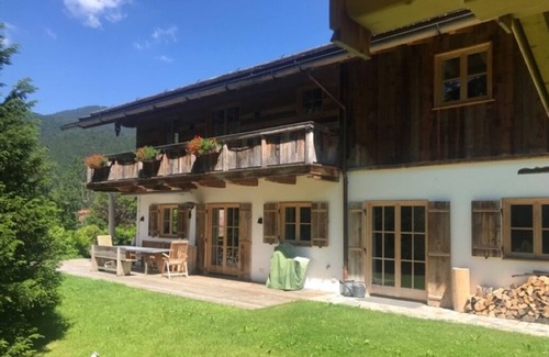 Riedlern House | Exclusive country house, modern with old wood in chalet style, sauna and terrace
