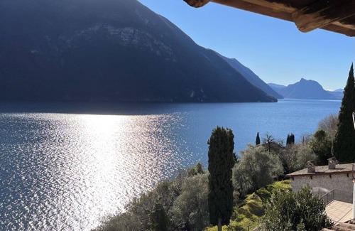 Cressogno Apartment | Exclusive penthouse with stunning lake view, large terrace, garden & pool.