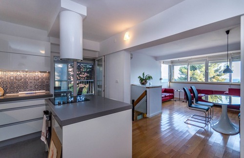 Split Apartment | Exclusive panoramic apartment with terrace and seaview-close to beaches & center
