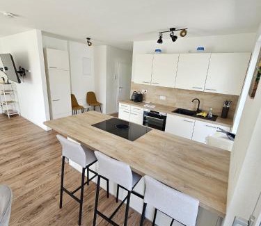 Mietersheim Apartment | Exklusive COZY 3-Zi-Penthouse mit großer Dachterrasse Nähe Europa Park und Rulantica